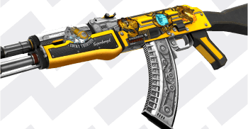 AK-47 Fuel Injector from CS:GO on transparent background